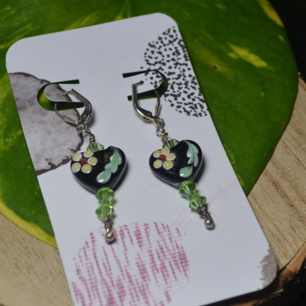 Handmade beaded earrings